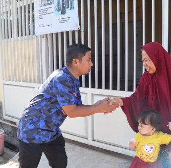 Tasming-Hermanto Sambangi Warga Lompoe, Tegaskan Komitmen Bangun Parepare Lebih Sejahtera