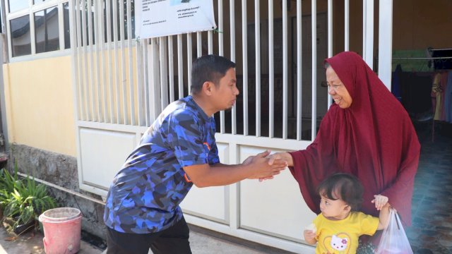 Tasming-Hermanto Sambangi Warga Lompoe, Tegaskan Komitmen Bangun Parepare Lebih Sejahtera