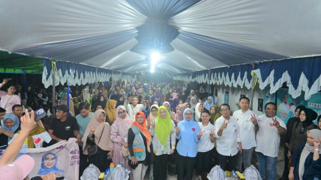 Warga di Tamalanrea Makassar Dukung Andalan Hati