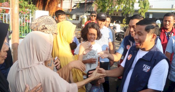 Tasming Hamid dan Hermanto Lanjutkan Blusukan, Disambut Antusias Warga Kelurahan Labukkang