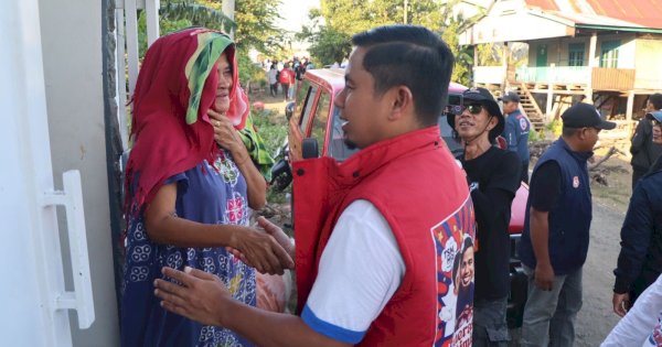 Partisipasi Aktif, Ratusan Warga Galung Maloang Ikuti Tasming-Hermanto Blusukan