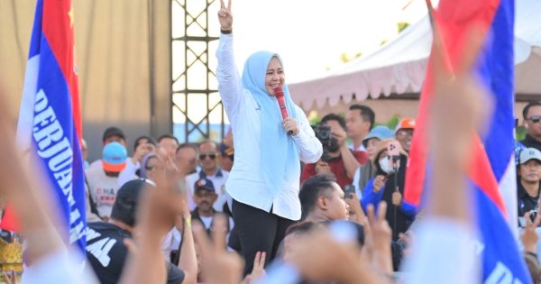 Sambutan Meriah Warga Sidrap Warnai Kampanye Fatmawati Rusdi di Kampung Halaman.