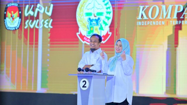 Fatmawati Rusdi menutup debat perdana Pilgub Sulsel 2024 dengan tampil memukau.
