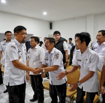 Pjs Wali Kota Arwin Azis Silaturahmi dengan Jajaran Kecamatan Tamalanrea, Tekankan Kelengkapan Infrastruktur Pilkada 2024