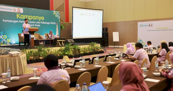 Pjs Arwin Azis Resmi Membuka Kampanye Pertolongan Pertama Luka Psikologis Kemenkes RI