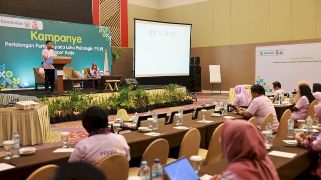 Pjs Arwin Azis Resmi Membuka Kampanye Pertolongan Pertama Luka Psikologis Kemenkes RI