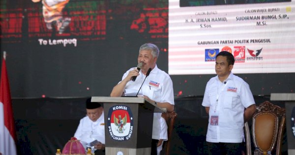 Irwan-Sudirman Komitmen Tingkatkan Perkonomian Lewat Sektor Pertanian