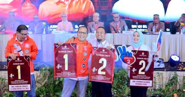 Elektabilitas Kokoh di Atas 60%, Pasangan Andalan Hati Diproyeksikan Unggul Telak di Pilgub Sulsel