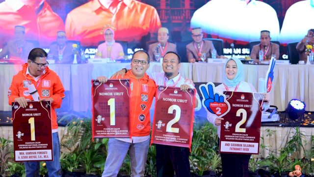 Elektabilitas Kokoh di Atas 60%, Pasangan Andalan Hati Diproyeksikan Unggul Telak di Pilgub Sulsel