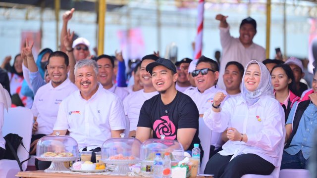 Fatmawati Rusdi Kampanye bareng Kaesang di Pinrang