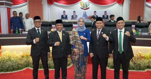 Selamat! Rachmatika Dewi “Cicu” Resmi Jabat Ketua DPRD Sulsel Periode 2024-2029
