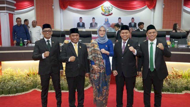  Legislator Fraksi NasDem DPRD Sulawesi Selatan, Andi Rachmatika Dewi Resmi menjabat Ketua definitif DPRD Sulsel 