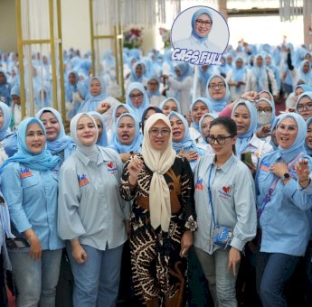 Di Hadapan Ribuan Perempuan Hebat, Priska Adnan: Husniah Pantas Lanjutkan Pembangunan di Gowa