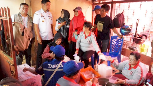Kedatangan Arwin untuk memastikan bantuan logistik dan dukungan moril 