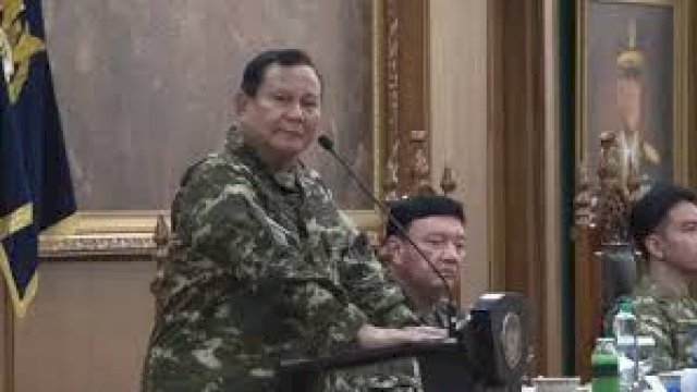 Presiden Prabowo.(F-INT)