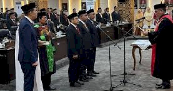 Pimpinan DPRD Makassar Resmi Dilantik, Komitmen Bekerja untuk Kesejahteraan Rakyat