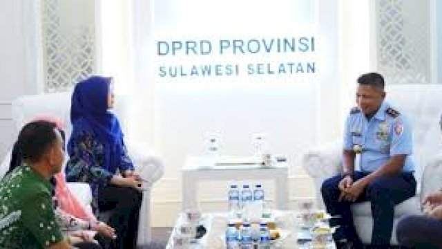 Ketua DPRD Sulsel Andi Rachmatika Dewi Menerima Kunjungan Pangkoopsud II