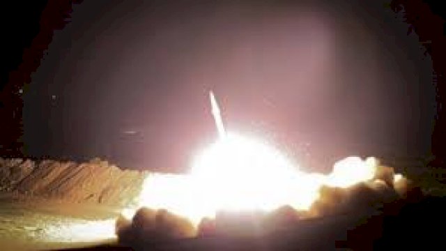 Ilustrasi serangan Israel ke Iran.(F-INT)