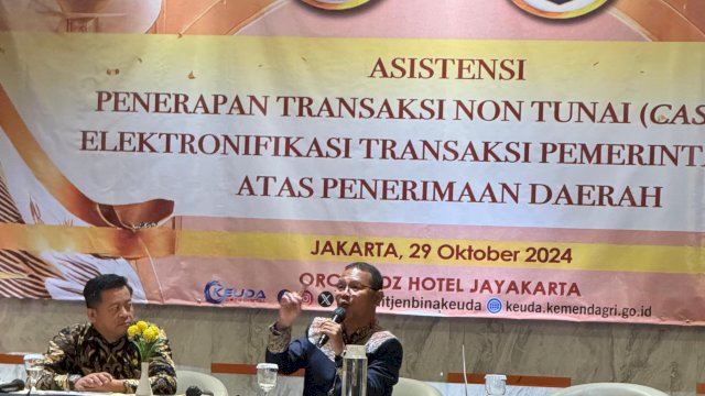 Kepala Bapenda Makassar Hadiri Asistensi Penerapan Transaksi Non Tunai 