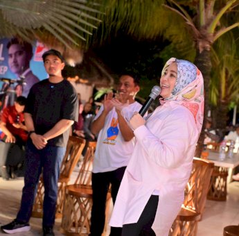 Kaesang dan Fatma Dialog Bareng Milenial Sidrap