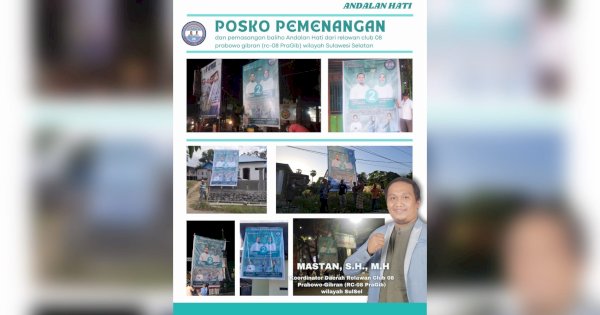 Relawan Club 08 Prabowo – Gibran di Sulsel All Out Menangkan
