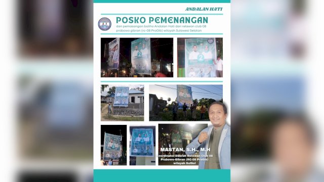 Relawan Club 08 Prabowo – Gibran di Sulsel All Out Menangkan