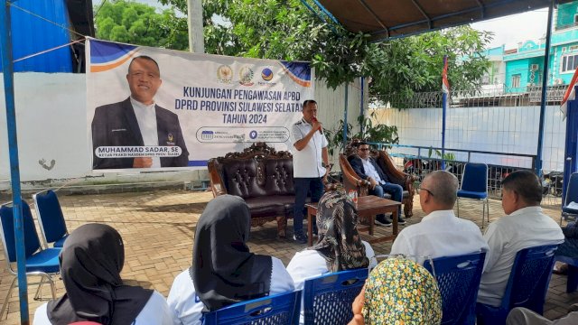 Ketua Fraksi NasDem DPRD Sulsel Muhammad Sadar Lakukan Pengawasan APBD Sulsel di Pangkep