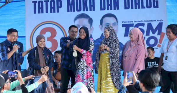 Kehangatan Silaturahmi di Pantai Bibir, Tasming-Hermanto Gaungkan Visi Parepare Terbaik, Maju, dan Sejahtera