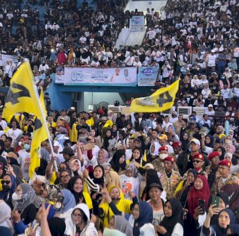 Pendukung Andalan Hati Mulai Padati GOR Sudiang, Bukti Dukungan Tak Terbendung