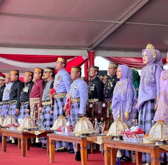 Pjs Wali Kota Makassar Arwin Azis Hadiri Puncak Peringatan HUT Kabupaten Gowa ke-704