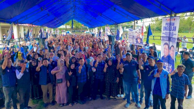 Paslon Tasming-Hermanto di sambut hangat warga bumi harapan