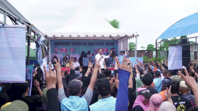 Semangat Ribuan Waga Hadiri Kampanye Andalan Hati di Gowa 
