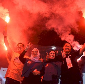 Seto-Rezki Tutup Agenda Kampanye dengan Riang Gembira