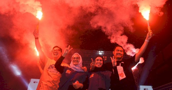 Seto-Rezki Tutup Agenda Kampanye dengan Riang Gembira