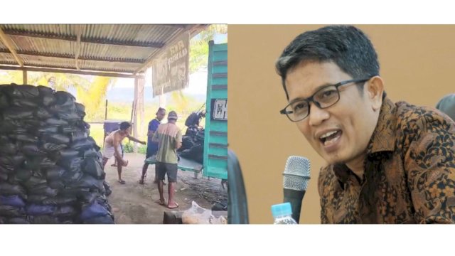 Penemuan paket sembako di Kabupaten Bone