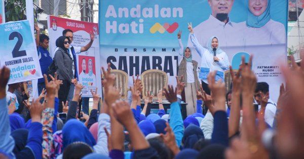 Andalan Hati “Banjir” Dukungan di Makassar, Termasuk dari Ribuan Sahabat FW