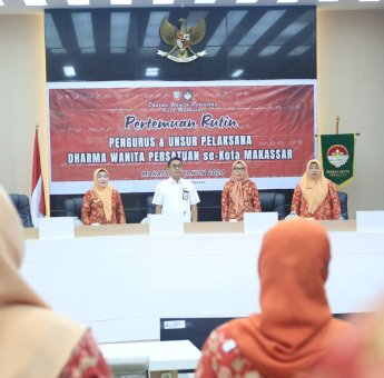 Ramah Tamah dan Penetapan Plt Ketua DWP Makassar, Irwan Adnan Tekankan Kekompakan