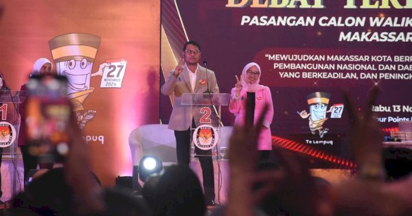 Debat Kedua Pilwalkot Makassar, Seto-Rezki Siap Tuntaskan Masalah Kota dalam 100 Hari Kerja