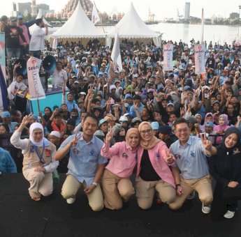 Fatmawati Rusdi Tegaskan ke Puluhan Ribu Warga: Pilih Nomor 2 untuk Sulsel dan Makassar