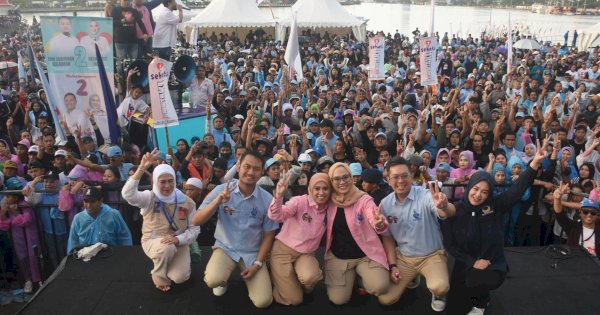 Fatmawati Rusdi Tegaskan ke Puluhan Ribu Warga: Pilih Nomor 2 untuk Sulsel dan Makassar