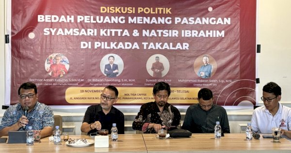Survei Pilkada Takalar, Firdaus-Hengki dan Syamsari-Natsir Selisih 8,6 Persen