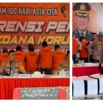 Polda Sulsel Ungkap 31 Kasus Korupsi dengan 21 Tersangka, Uang Rp 2 Miliar-14 Mobil dan 10 Truk Disita