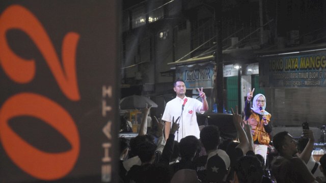 Paslon Nomor Urut 2 Seto-Rezki di Pilwalkot Makassar.