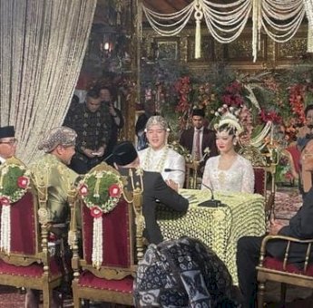 JK hingga Luhut Turut Hadiri Pernikahan Iptu Hafiz Prasetia Akbar dan Angela Adinda Perkasa