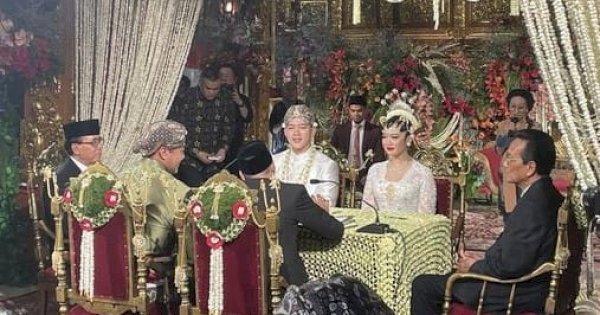 JK hingga Luhut Turut Hadiri Pernikahan Iptu Hafiz Prasetia Akbar dan Angela Adinda Perkasa