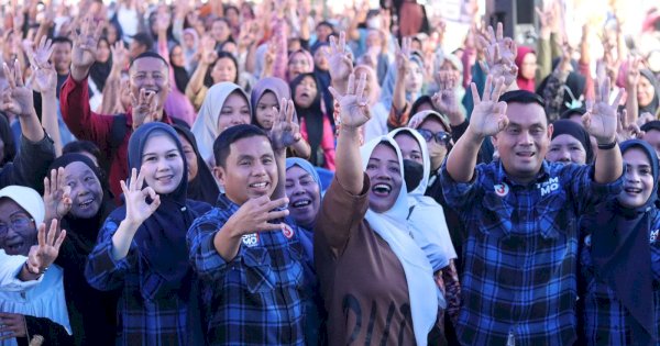 Kampanye Tasming-Hermanto Disambut Ribuan Warga Lakessi, Komitmen  Ciptakan Pemerintahan yang Lebih Dekat dan Tanggap