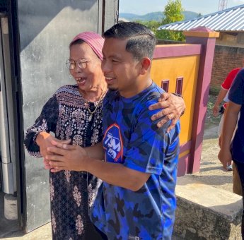 Blusukan di Lompoe, Tasming-Hermanto Serukan Pilkada Damai, Tanpa Hoaks dan Fitnah di Parepare