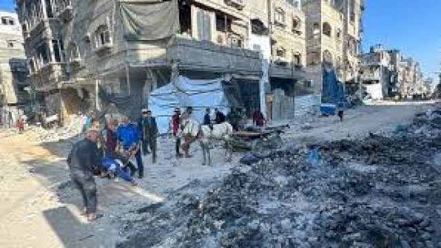 Ilustrasi Korban Serangan Israel di Gaza.(F-INT)