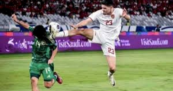 Media Arab Saudi: Gol Pertama Timnas Indonesia Tidak Sah, Justin Hubner Mestinya Kartu Merah Sejak Babak I