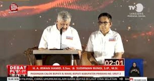 Irwan Hamid Skakmat Paslon 01 dan 03 Soal Pertanyaan Infrastruktur Muh Saddam Muh Saddam Selasa, 12 November 2024 22:25